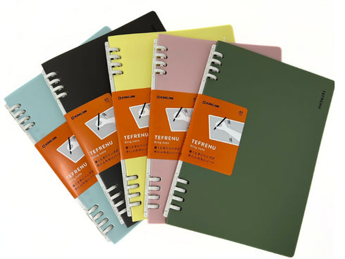 King Jim -  Color Selection TEFRENU Ring Notebook - A5
